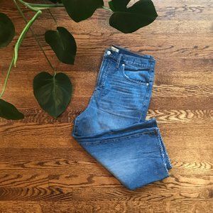Madewell Slim Wide-Leg Crop Jean | Size 31